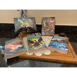 Percy Jackson and the Olympians 5 Book Paperback Set